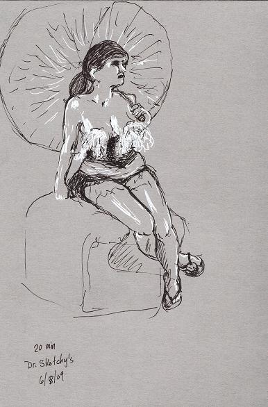 Dr Sketchy's 6-8-2009 01